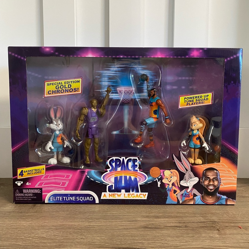 Unopened Space Jam: A New Legacy figurine set.